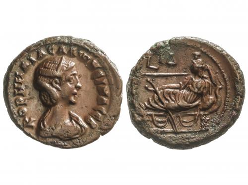 IMPERIO ROMANO. Tetradracma. 254-268 d.C. SALONINA. ALEJAND