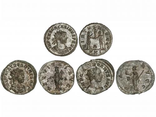 IMPERIO ROMANO. Lote 3 monedas Antoniniano. Acuñadas el 282-