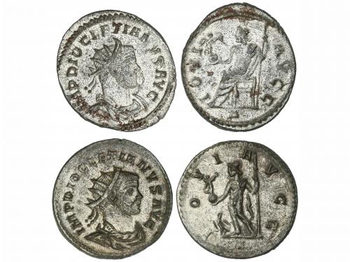 IMPERIO ROMANO. Lote 2 monedas Antoniniano. Acuñadas el 285-