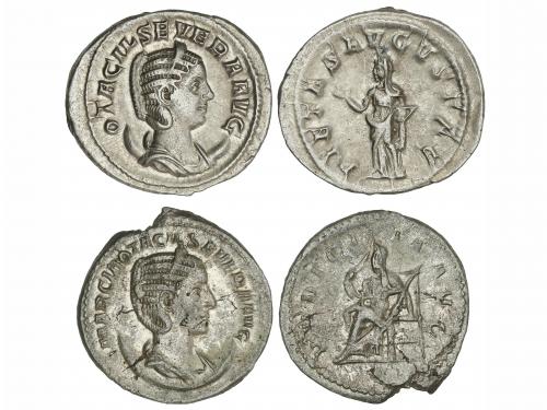 IMPERIO ROMANO. Lote 2 monedas Antoniniano. Acuñadas el 244-