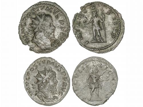 IMPERIO ROMANO. Lote 2 monedas Antoniniano. Acuñadas el 261-
