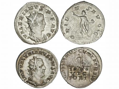 IMPERIO ROMANO. Lote 2 monedas Antoniniano. Acuñadas el 253-