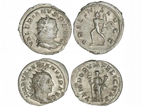 IMPERIO ROMANO. Lote 2 monedas Antoniniano. Acuñada el 253-2