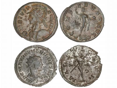 IMPERIO ROMANO. Lote 2 monedas Antoniniano. NUMERIANO y PROB