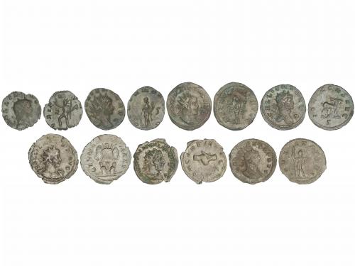 IMPERIO ROMANO. Lote 7 monedas Antoniniano. Acuñadas el 253-