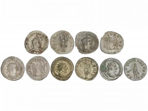 IMPERIO ROMANO. Lote 5 monedas Antoniniano. Acuñadas el 253-