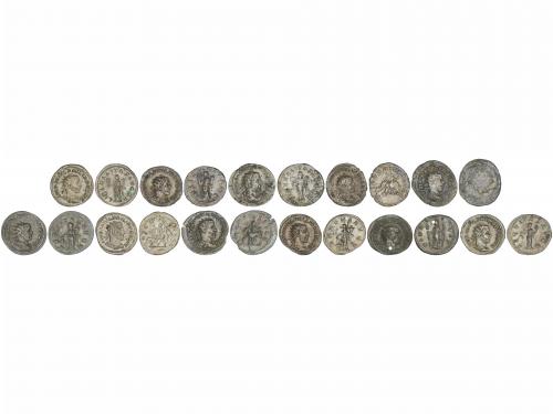 IMPERIO ROMANO. Lote 11 monedas Antoniniano. Acuñadas el 244