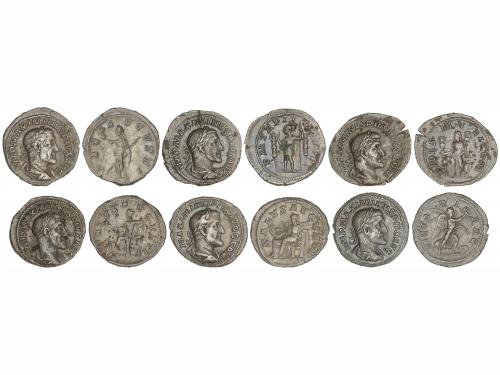 IMPERIO ROMANO. Lote 6 monedas Antoniniano. Acuñada el 236-2