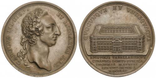 CARLOS III. Medalla Inauguración de la Casa de Correos. 1761