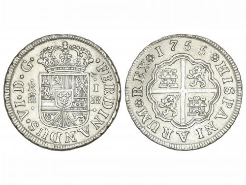 FERNANDO VI. 1 Real. 1755. MADRID. J.B. 2,84 grs. (Golpecito