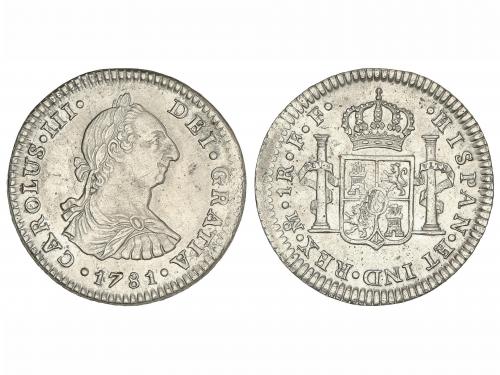 CARLOS III. 1 Real. 1781. MÉXICO. F.F. 3,34 grs. (Levisimas 