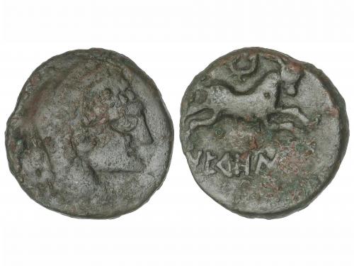 MONEDAS HISPÁNICAS. As. 120-45 a.C. NERONKEN (NARBONA, Franc