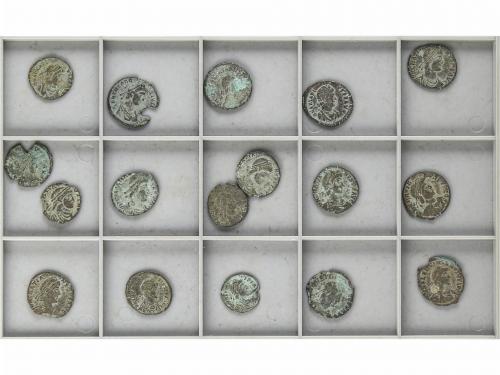 IMPERIO ROMANO. Lote 600 monedas cobre. AE. Cobres del Bajo 