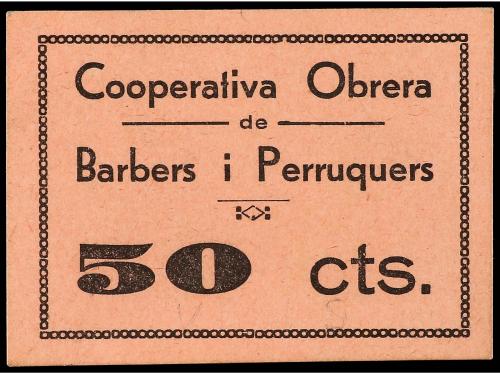 FICHAS COOPERATIVAS Y PROPAGANDA. 50 Cèntims. COOPERATIVA OB