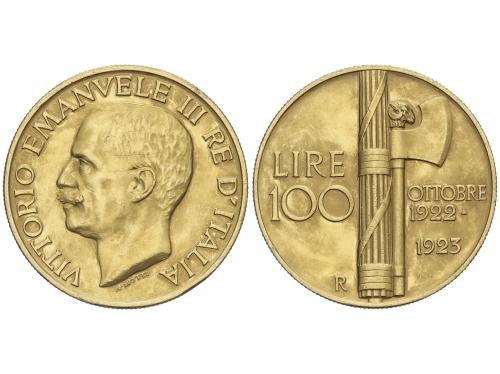 ITALIA. 100 Lire. 1923-R. VITTORIO EMANUELE III. ROMA. 32,22