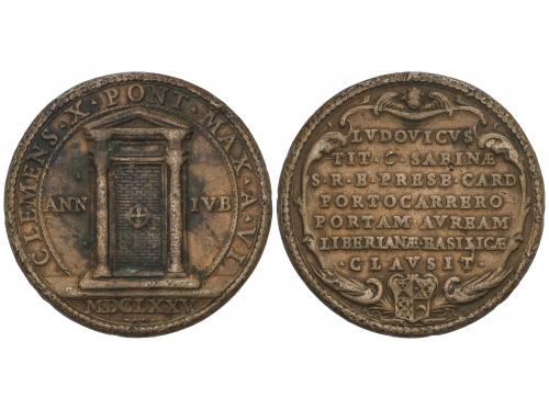 VATICANO. Medalla Año Santo. 1675. CLEMENTE X. Año VI. ESTAD