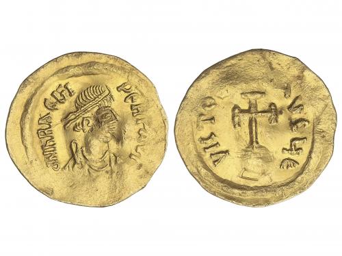 MONEDAS BIZANTINAS. Semissis. HERACLIO (610-641 d.C). CONSTA