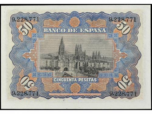 BANCO DE ESPAÑA. 50 Pesetas. 15 Julio 1907. Catedral de Burg