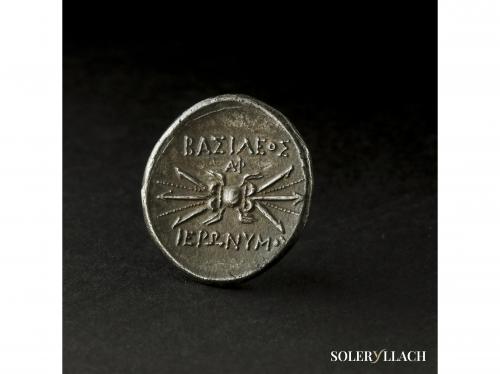 MONEDAS GRIEGAS. 10 Litrai. 215-214 a.C. HIERONYMOS. SIRACU