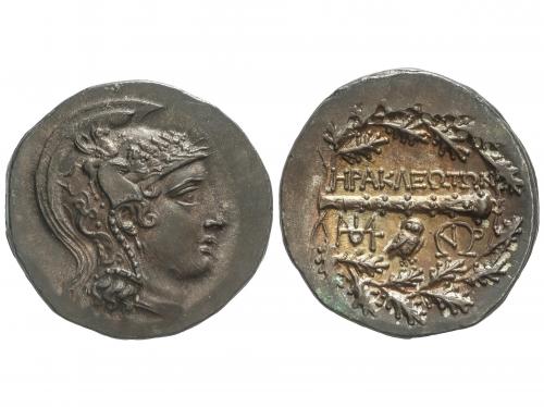 MONEDAS GRIEGAS. Tetradracma. 150-140 a.C. HERACLEIA DE LAT