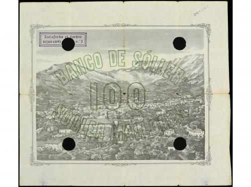 ANTIGUOS. Obligación de 100 Pesetas. 1 Enero 1930. BANCO DE 