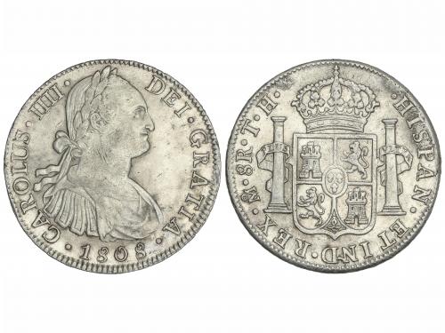 CARLOS IV. 8 Reales. 1808. MÉXICO. T.H. 26,93 grs. (Leves go