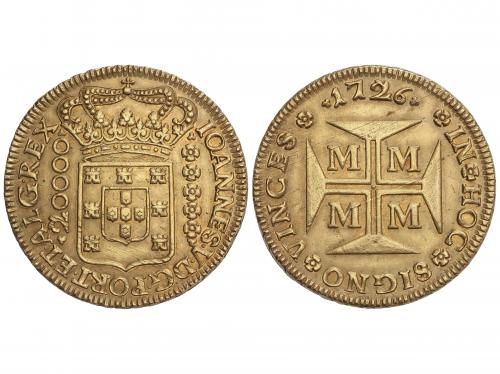 BRASIL. 20.000 Reis. 1726. JOAO V. MINAS GERAIS. 53,58 grs. 