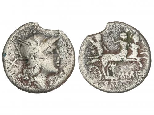 REPÚBLICA ROMANA. Denario. 139 a.C. AURELIA. M. Aurelius Cot