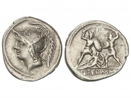 REPÚBLICA ROMANA. Denario. 103 a.C. MINUCIA. Q. Minucius The