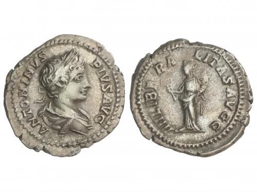 IMPERIO ROMANO. Denario. 201-206 d.C. CARACALLA. Anv.: ANTON