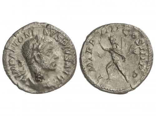 IMPERIO ROMANO. Denario. 221 d.C. HELIOGÁBALO. Anv.: IMP. AN