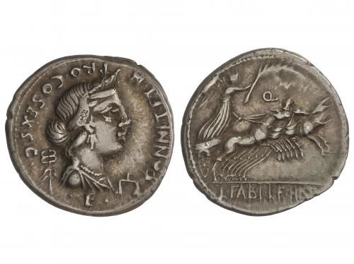 REPÚBLICA ROMANA. Denario. 82-81 a.C. ANNIA. C. Annius y Luc