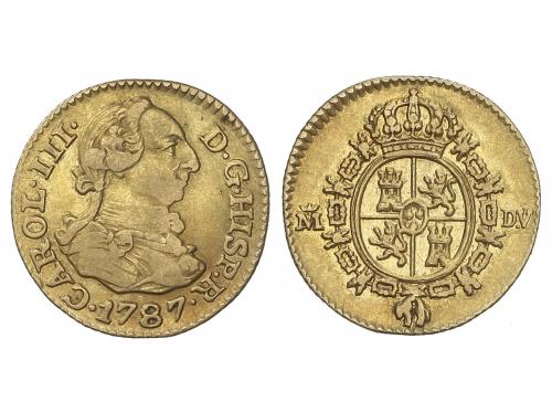 CARLOS III. 1/2 Escudo. 1787. MADRID. D.V. 1,69 grs. AC-1281