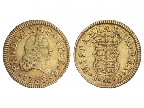 FERNANDO VI. 1/2 Escudo. 1754. MADRID. J.B. 1,76 grs. Leve p