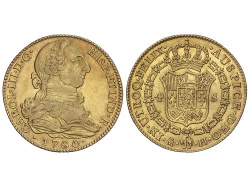CARLOS III. 4 Escudos. 1780/79. MADRID. P.J. 13,46 grs. AC-1