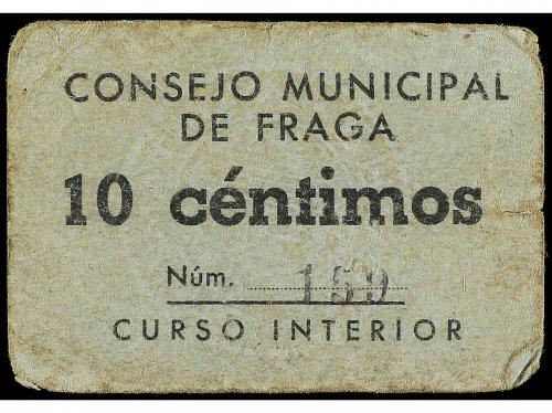 ARAGÓN-FRANJA DE PONENT. 10 Céntimos. C.M. de FRAGA (Huesca)