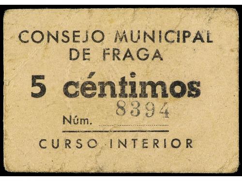 ARAGÓN-FRANJA DE PONENT. 5 Céntimos. C.M. de FRAGA (Huesca).