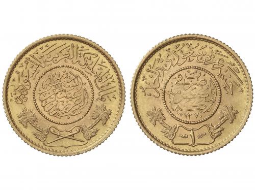 ARABIA SAUDÍ. Guinea (Pound). 1370AH(1950). 7,97 grs. AU (9
