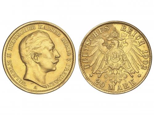 ESTADOS ALEMANES. 20 Mark. 1902-A. WILHELM II. PRUSIA. BERL