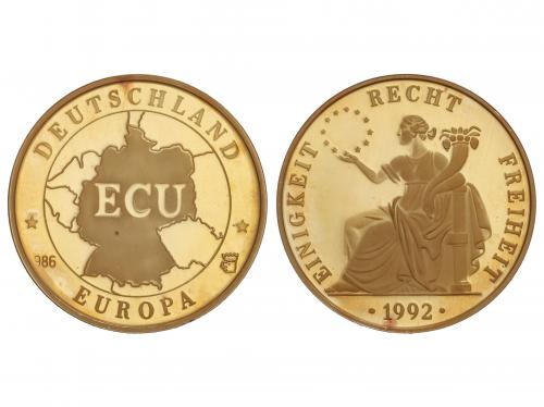 ALEMANIA. 1 Ecu (Golddukat). 1992. 3,56 grs. AU (986). Euro