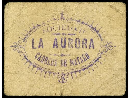 CATALUNYA. 25 Cèntims. Societat L&#39;AURORA. CABRERA DE MATARÓ.