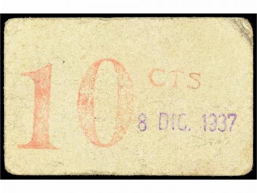 CATALUNYA. 10 Cèntims. 8 Diciembre 1937. Societat Germanor B