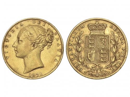AUSTRALIA. Sovereign. 1871-S. VICTORIA. SYDNEY. 7,94 grs. AU