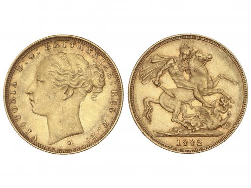 AUSTRALIA. Sovereign. 1882-M. VICTORIA. MELBOURNE. 7,96 grs