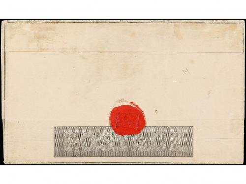 ✉ GRAN BRETAÑA. 1840 (2-11). MULREADY letter-sheet containin