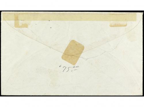 ✉ ESTADOS UNIDOS. 1867. 3 cts. rose postal stationary envelo