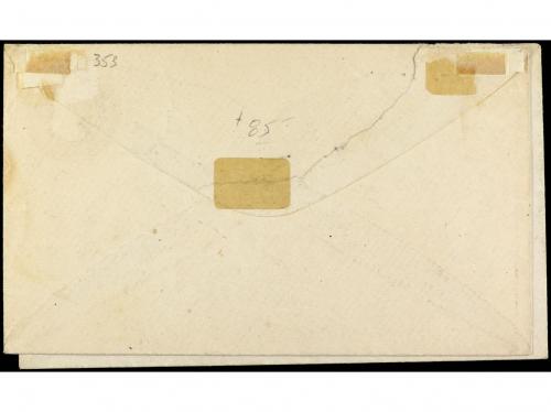 ✉ ESTADOS UNIDOS. (1860 CA.). Two 3 cents. postal stationary