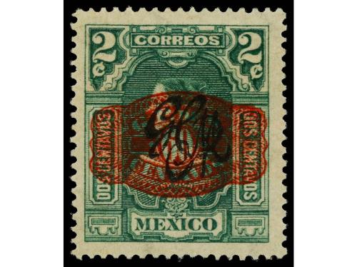* MEXICO. Sc. 585. 1916. 60 ctvos. s. 2 ctvos. verde (habili