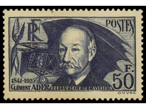 ** FRANCIA. 1907-1938. CONJUNTO de sellos en nuevo sin fijas