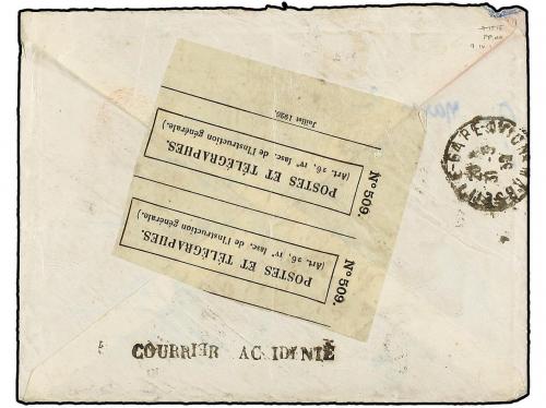 ✉ INDOCHINA. 1932. SAIGON to LONDON. CRASH MAIL. Envelope cr